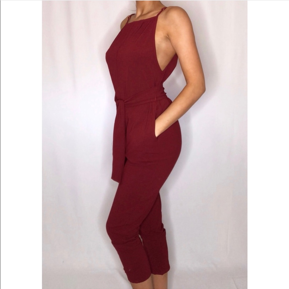 Wine Jumpsuit